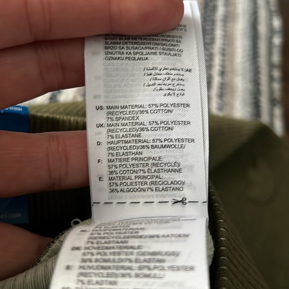 NWT: Adidas Olive Green Long Sleeve Top and Leggings Set - Picture 7 of 7